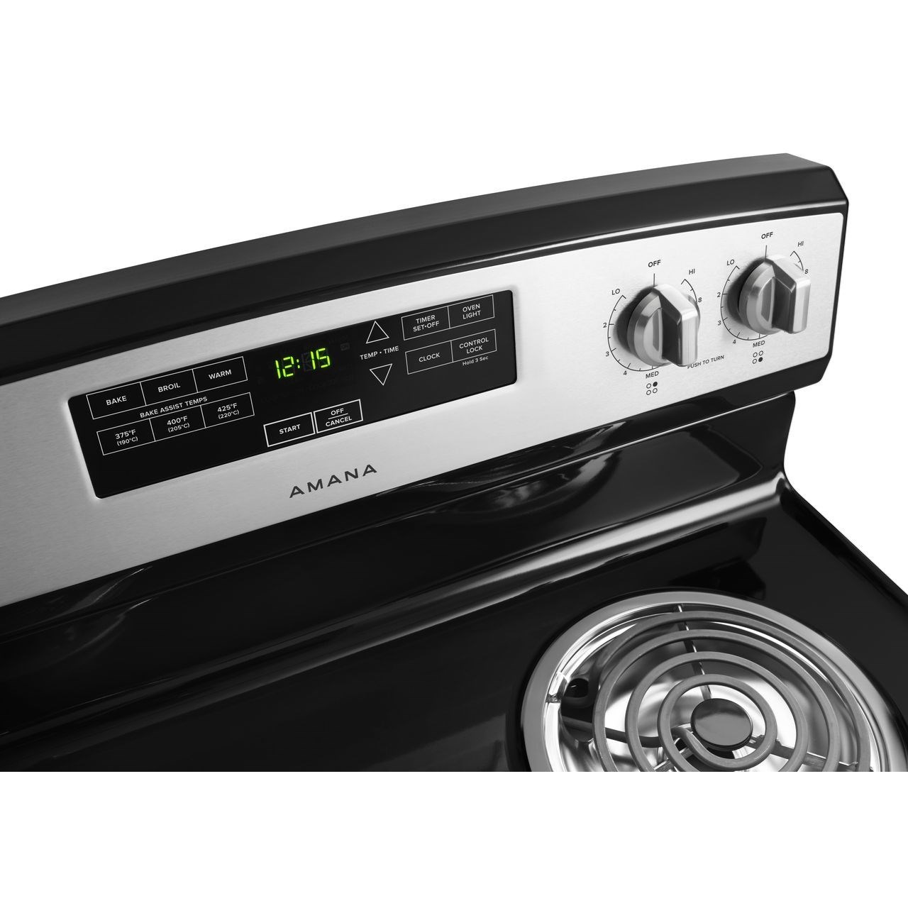Amana ACR4303MFS30inch Amana® Electric Range with Bake Assist Temps